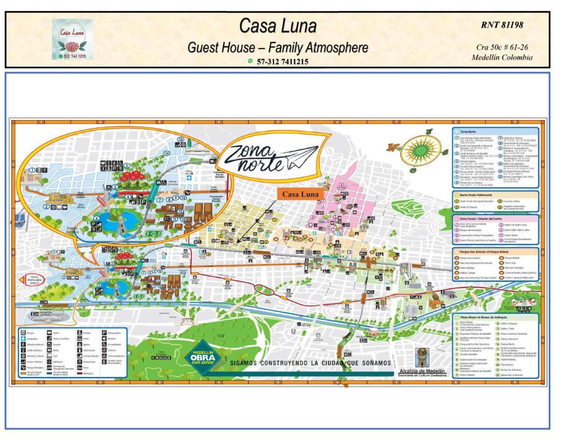 Casa Luna -estrategica Ubicacion- Guest house Medellin